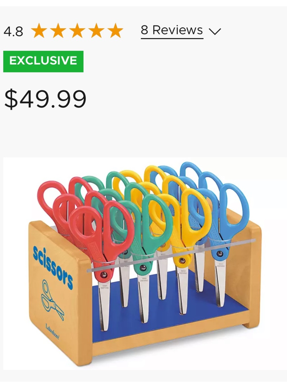 Lakeshore Scissor Stand
